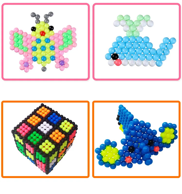 15/24 Цвет воды Hama Бусины игрушки Sticky perler Бусины pegboard комплект предохранитель Бусины пазл воды beadbond развивающие игрушки