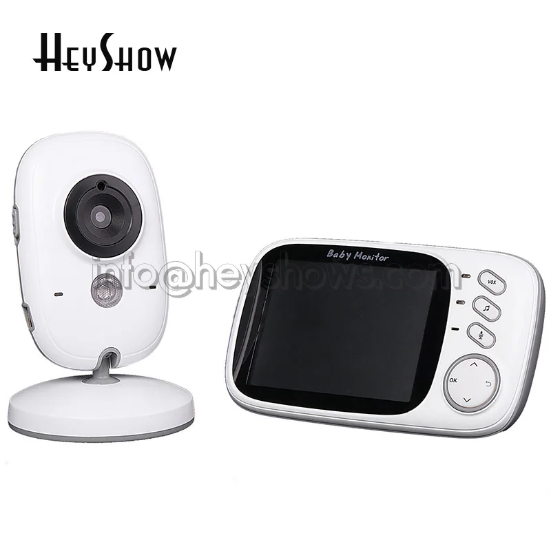 VB603 Video Baby Sleep Monitor, Wireless LCD, Two Way Audio Talk, Night Vision, Surveillance Camera Monitoring, 3.2 Inches, 2.4G image_2