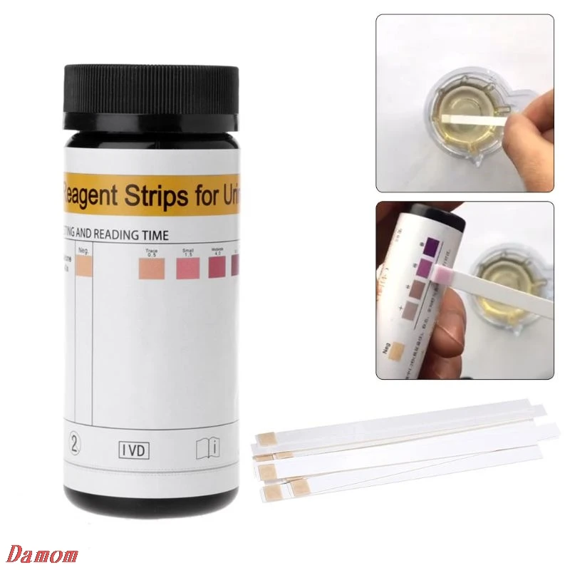 

100pcs Urinary Ketone Strips Urine Analysis Keto Strips Healthy Diet Body Tester