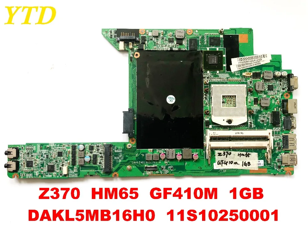 Оригинальная материнская плата для ноутбука Lenovo Z370 HM65 GF410M 1 ГБ DAKL5MB16H0 11S10250001