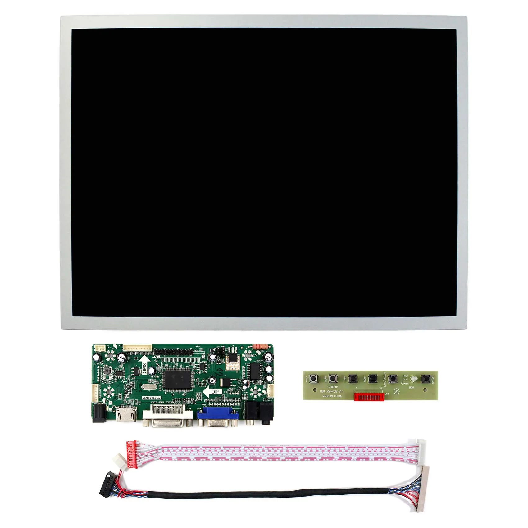 HDMI+ DVI+ VGA+ аудио ЖК-контроллер с 15 дюймов 1024x768 LQ150X1LW94 ips ЖК-экран