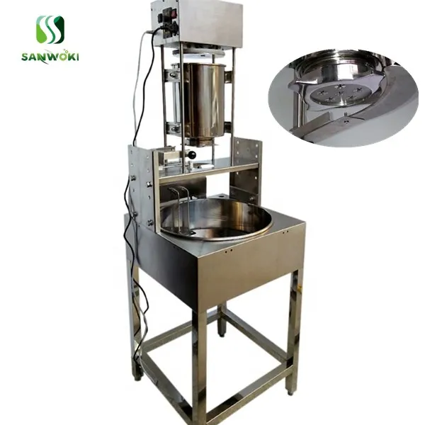 

10L Electric Churros Machine & Fryer with new powerful gear system Commercial churro make Spain Fried dough sticks maker machine