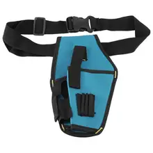 Электрик Инструменты сумка Аккумуляторная дрель-Кобура 600D ткань Оксфорд водонепроницаемый карман для хранения электрический беспроводной поясной инструмент посылка