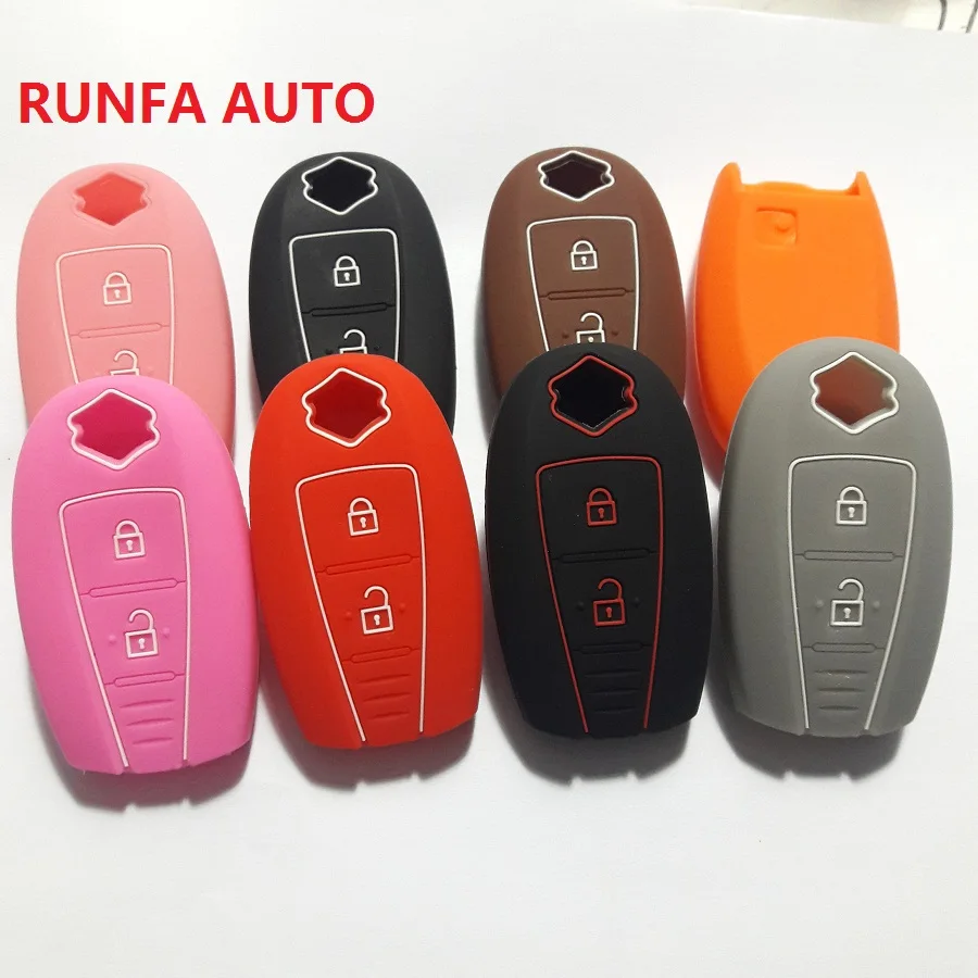 Rubber Key Fob Remote COVER CASE For Suzuki SX4 Swift Kizashi Vitara S-CROSS 3B