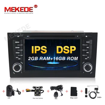 

MEKEDE Car DVD Player GPS Two Din Android 9.0 DVD Automotivo For Audi/A6/S6/RS6 Radio FM Quad Cores RAM 2GB ROM 16GB DSP