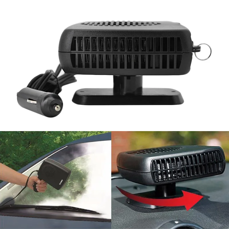 Car Dryer Fan 12V 150W Auto Car Heater Heating Fan Portable 2 in 1