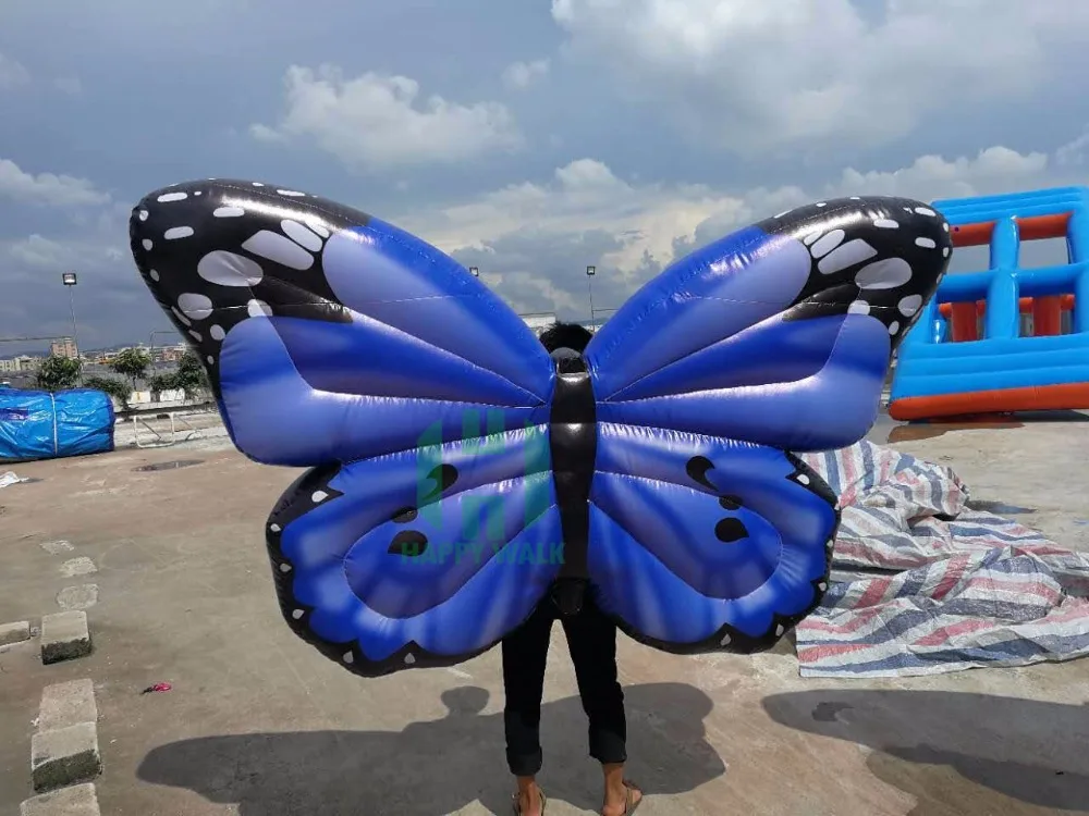 blue inflatable butterfly (5)