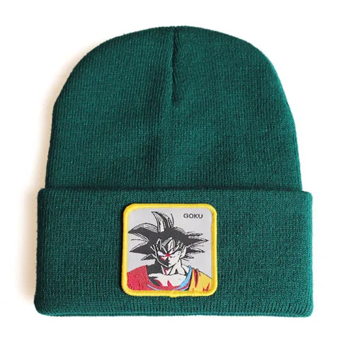 Dragon Ball Аниме сын шляпа Гоку кепка хип-хоп шапочки вязаный мультфильм зима теплая Кепка Регулируемая крутая вышивка шляпа косплей подарок - Цвет: Style 10