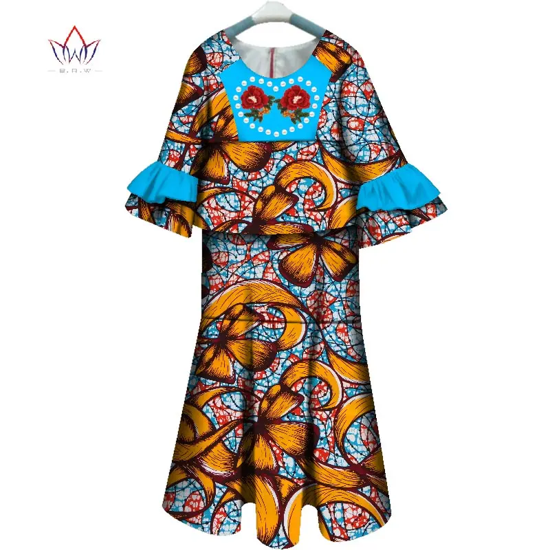2019 одежда в африканском стиле для девочек традиционная Дашики летний костюм соответствующие африка печати китайский комплект хлопок BRW WYT19