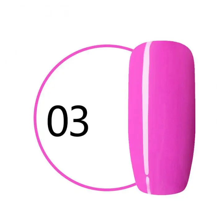Твердый цветной лак для ногтей Светодиодный УФ-гель стойкий замачиваемый УФ-лак 10 мл клей для ногтей JIU55