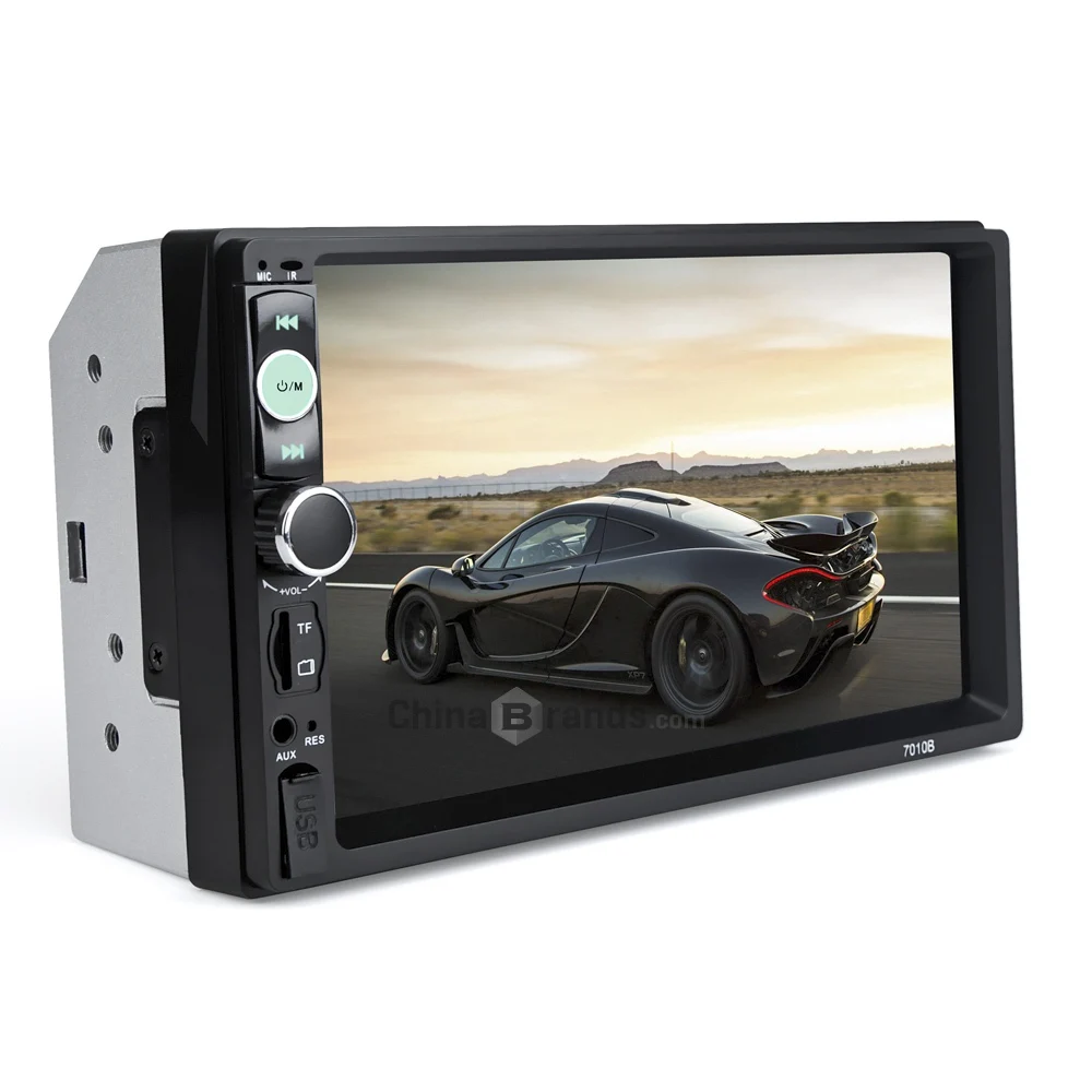 7 дюймовый TFT экран с Bluetooth 12 В 2 Din автомобильный DVD аудио стерео mp5 плеер