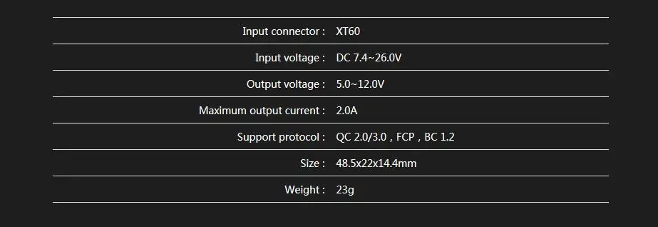 ISDT UC1 зарядное устройство для мобильного телефона QC3 18 Вт usb внешний полевой зарядный вход 2-6 S литиевая батарея предоплата