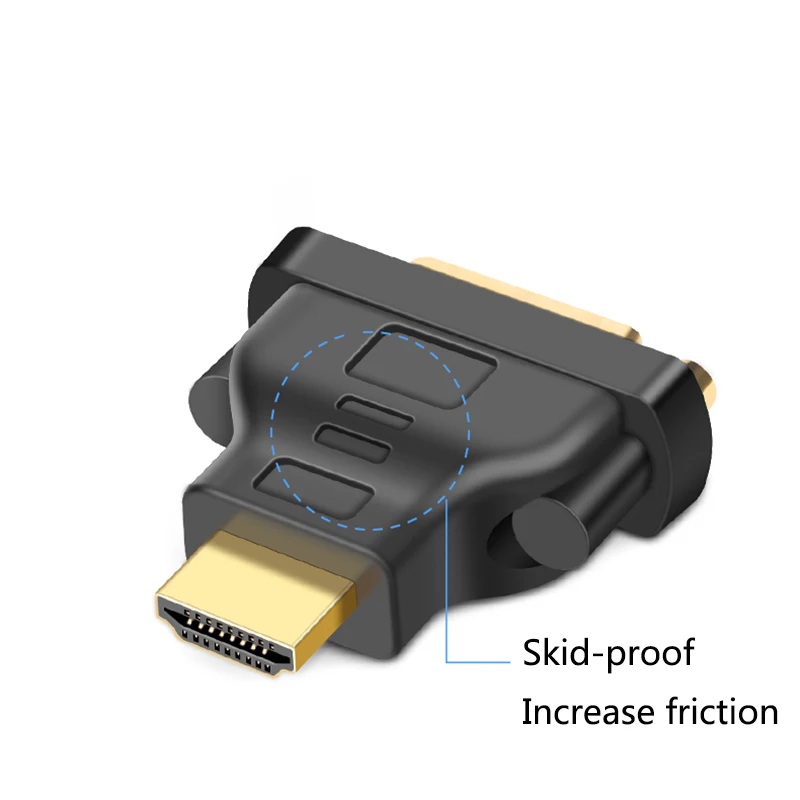 DVI to HDMI Adapter Converter DVI 24+5 Male to HDMI Female Converter Hdmi Cable HDTV LCD PC DVD Projector TV BOX Audio Aux Cable