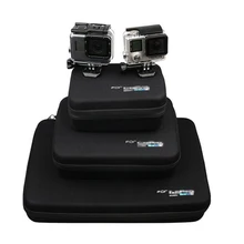 Dla akcesoria gopro schowek ochronny torba obudowa do xiaomi Yi 4K Go pro hero 7 8 hero 5 4S Sjcam Sj4000 SJ6 kamera akcji(China)