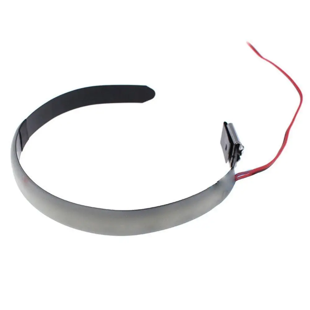 Treyues 1pc Amber LED Motorcycle Fork Light 120 Degree Viewing Angle Turn Signal Light Strip For Clean Custom Look