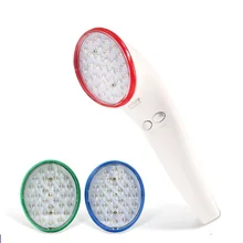 Перезаряжаемая терапия светодиодным светом система 3 шт. сменные головки Фотон Лечение акне удаление пигментации прибор для ухода за кожей