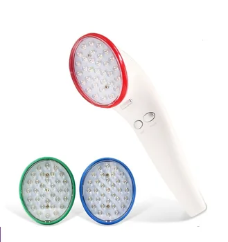 

Rechargeable Led Light Therapy System 3PCS Interchangeable Heads Photon Treatment Acne Pigmentation Removal Skin Care Device