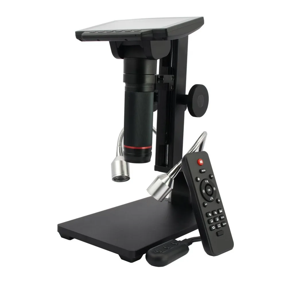  ADSM302 5 Inch Screen Digital LCD HDMI Microscope 3MP Video Recording Magnifier for PCB Mobile Phon