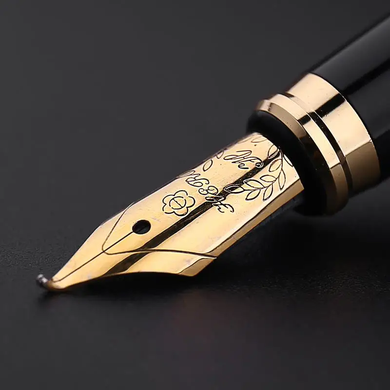 Skup Wysokiej jakości wieczne pióro stalówka Iraurita Penna stilografica złoty klip luksusowe Vulpen piśmienne Stylo pióropusz 03820