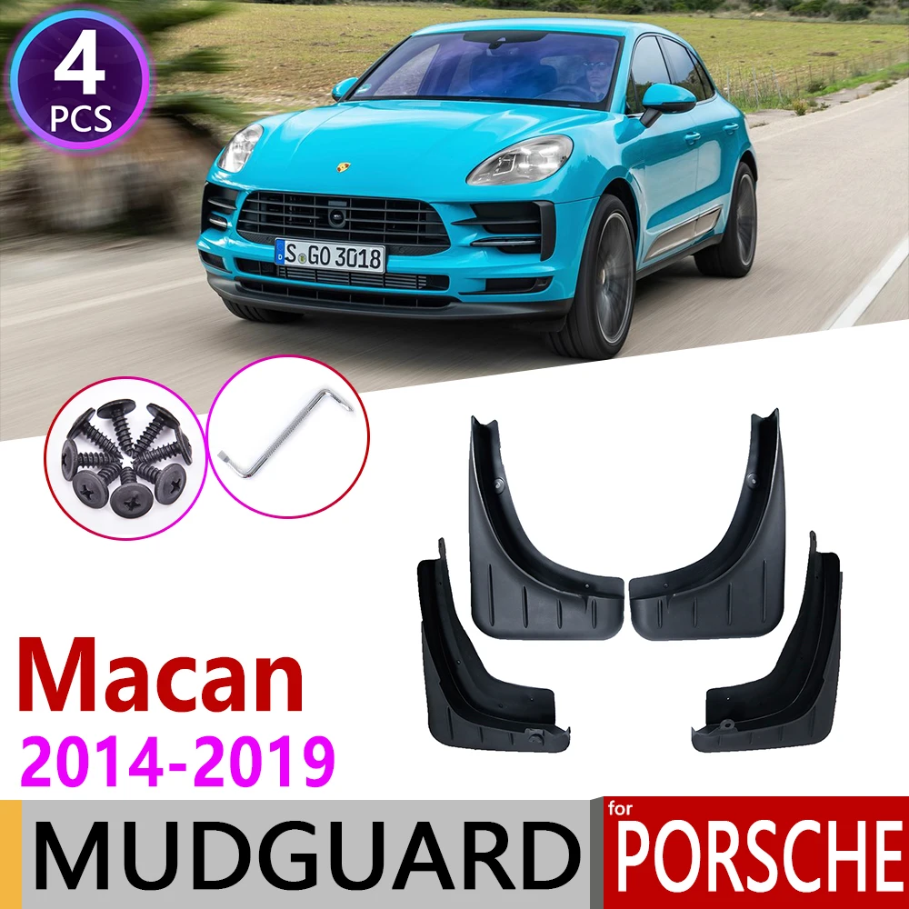 

Front Rear Mudflap for Porsche Macan 2014~2019 Car Fender Mud Flaps Guard Splash Flap Mudguards Accessories 2015 2016 2017 2018