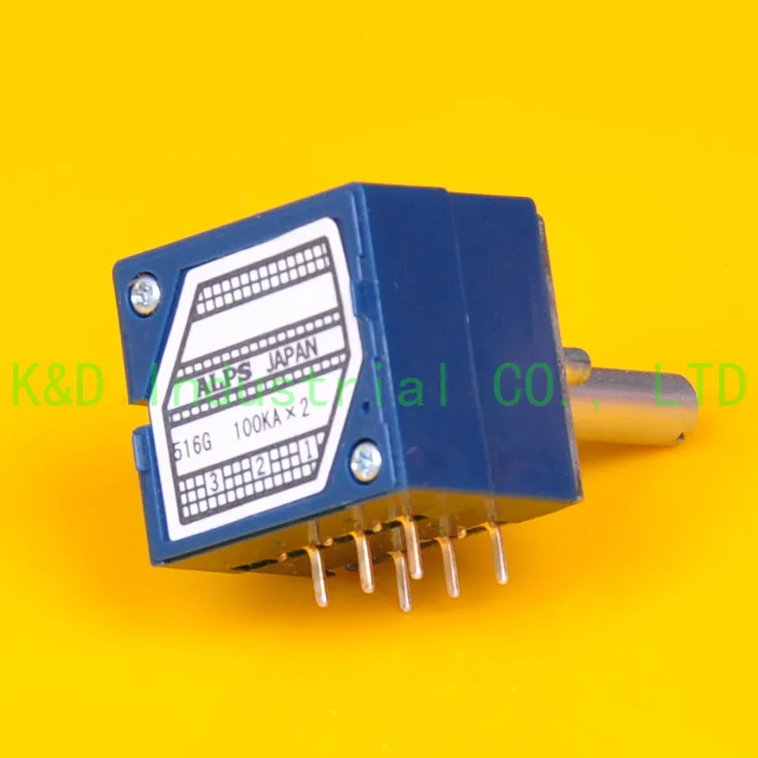 

1pc ALPS RK27 Original Audio Amp VOLUME Dual 250K A Potentiometer Round shaft