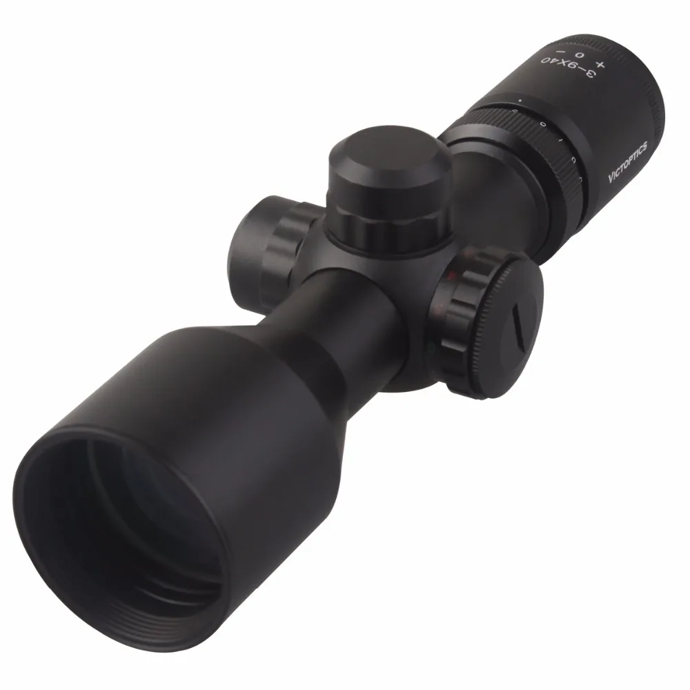 Прицел Victoptics 3 9x40 компактный с красной и зеленой подсветкой 25 4 мм 10 шт.|Оптические