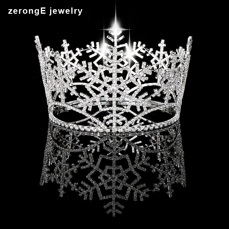 zerongE-jewelry-Real-Austrian-Crystals-Women-Princess-Snowflake-Tiara-Crown-full-circle-Christmas-Hair-jewelry-tiara