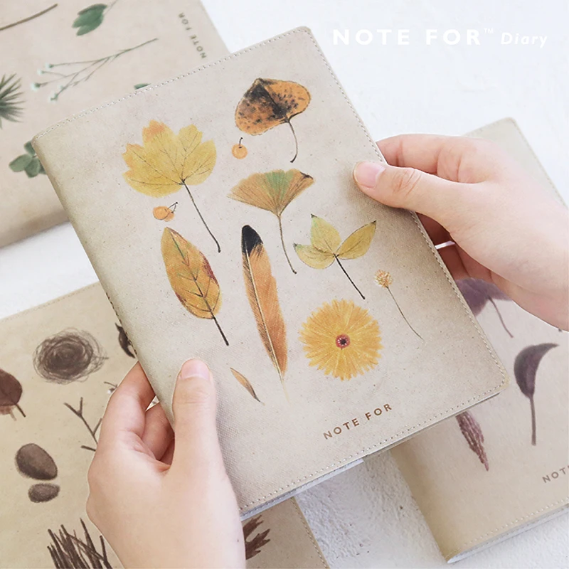 

4 Design Leaf Hobonichi Style Travel Notebook Replace Inner Journal Diary Planner Notebooks Agenda Gifts Japanese Stationery