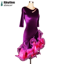 Костюмы для латиноамериканских танцев платье для танцев для женщин пользовательские профессиональных латинский танец конкурс костюмы Костюмы для латиноамериканских танцев платье для танцев для девочек Танцы костюмы женские