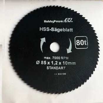 

5pcs Metal HSS Circular Saw Blade High Speed Steel Woodworking Cutting Discs For Rotary Tool Durable Quality 80Teeth