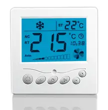 AC220V Heating/cooling thermostat, HVAC systems used thermostat can control motorized valve or air damper