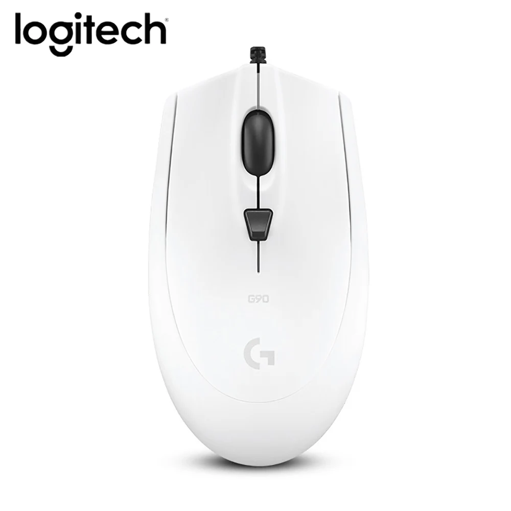 Проводная оптическая игровая мышь Logitech G90 проводная usb геймерская для ноутбука ПК