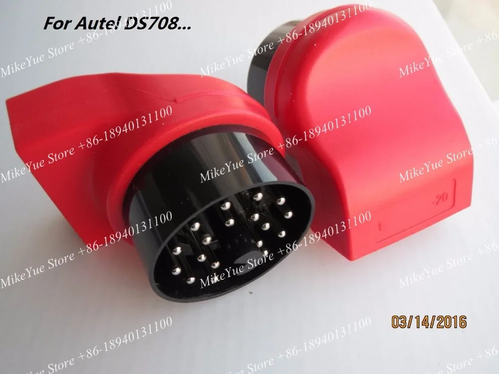 

For BMW for Autel -20 Adapter Connector 20 Pin to OBD OBD2 for Autel MaxiDAS DS708 Scanner