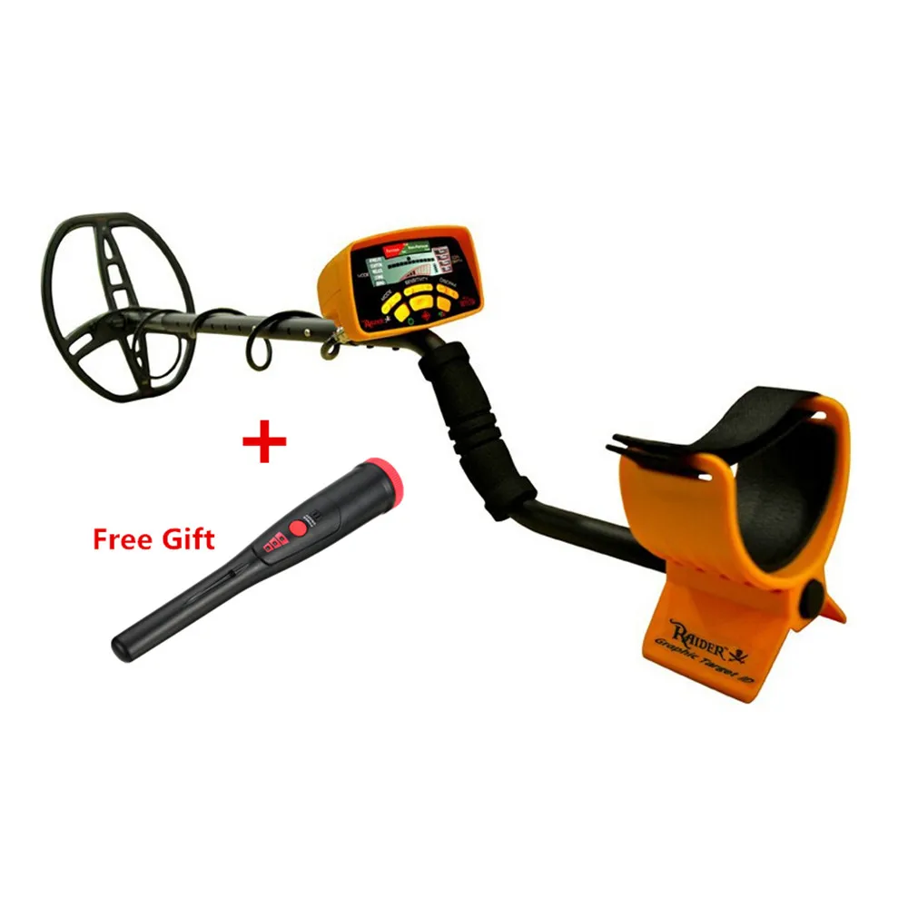 

Big Promotion 2019 Best Gold metal detector precious treasure finder for underground gold detector MD-6350 same as ACE350 Gift