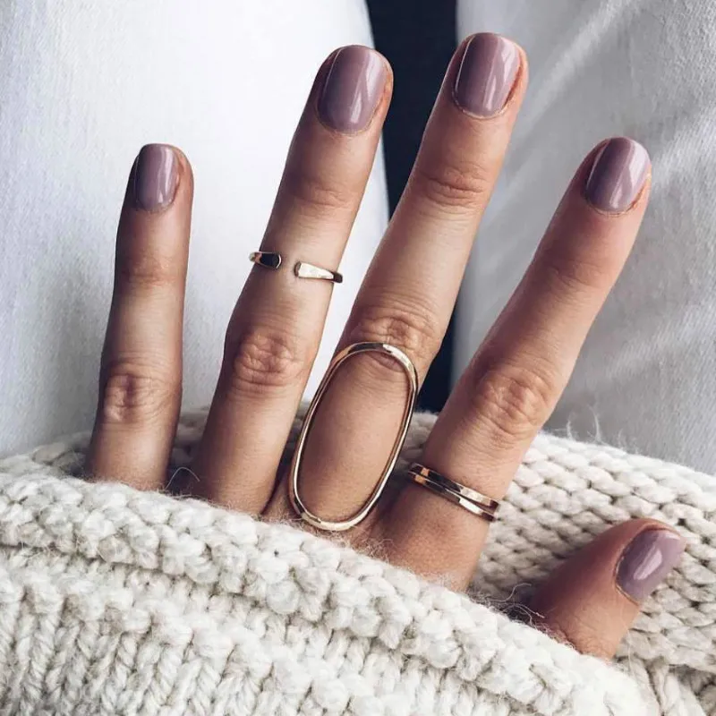 

Smple Punk Style Geometric Hollow Rings Set Female 2018 Fashion Jewelry Women Midi Rings Ladies Party Tail Ring Knuckle Ring