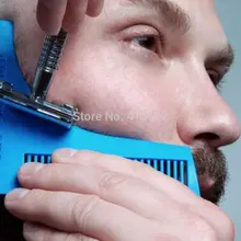 Perfect Lines Comb Beard Shaping Tool Sex Man Gentleman Beard template comb brush Tool,Shaving Brush