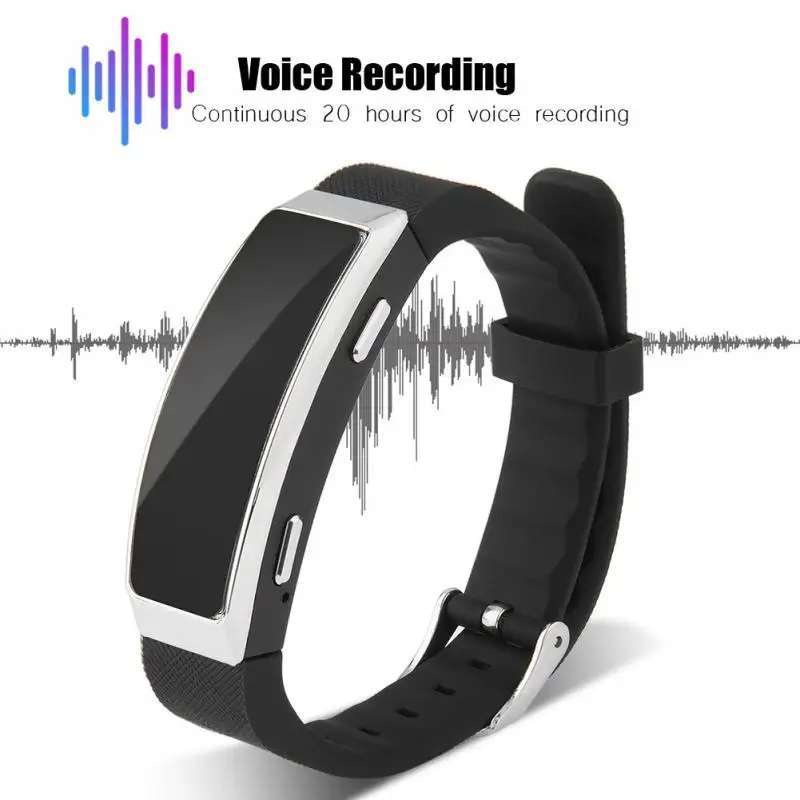 20 hour Digital Voice Recorder Wristband Voice Record MP3 Music Player