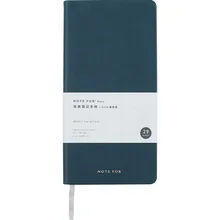 Half Year Plan Book Slim Weekly Planner 94*187mm DIY Scheduler Book 80 Sheets