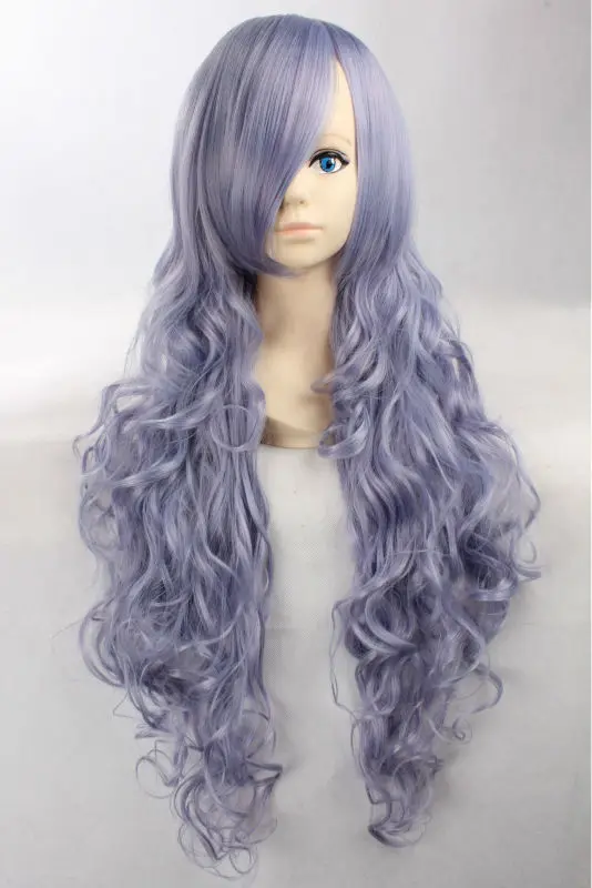 Lavender haired anime girl