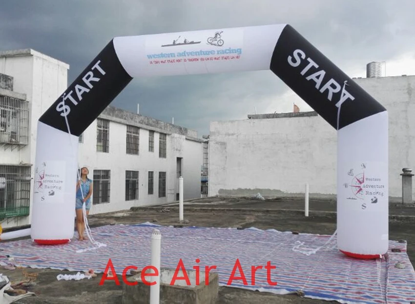 

2016 new desgin Inflatable Finish Line For West Adventure Event in Australia