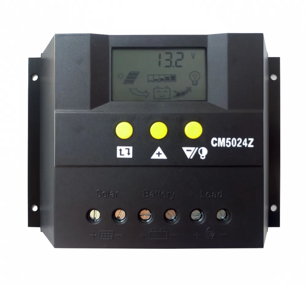 

Tumo-Int 50 Amp PWM Smart Solar Controller, 12/24V Input with LCD Display