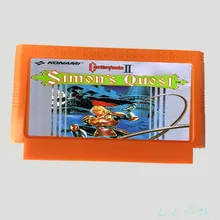 Новая 8-битная игровая карточка 60pin-Quest Simon's Quest