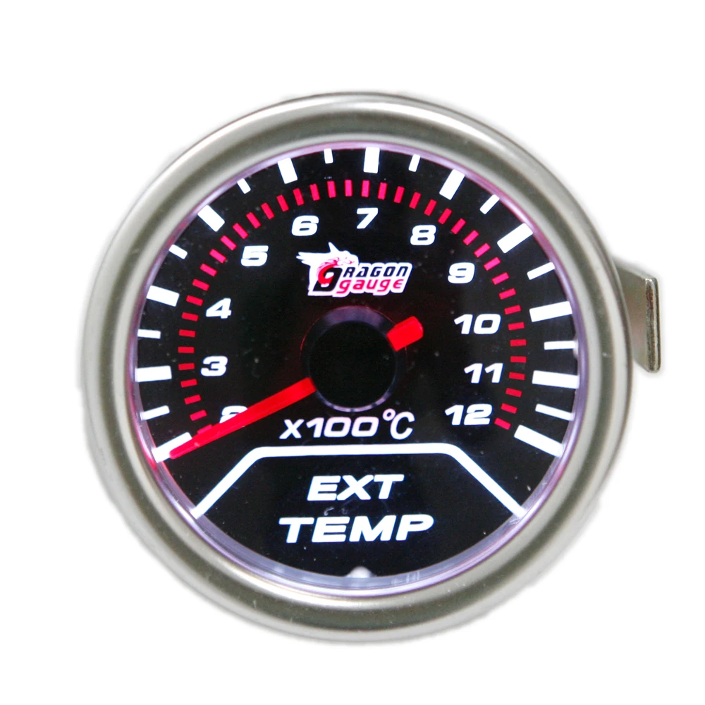 52mm Universal Exhaust Gas Temp/Temperature EGT Gauge Kit w/sensor For