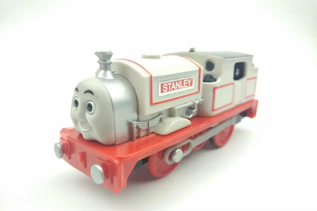 

Stanley Electric Trains Vihcle Railway Motorized Trian Set Model Compatible with Brio Kids Toys for Children