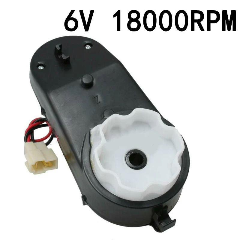 

1*Motor Gearbox 6V 18000RPM RS390 Electric Motor Gear Box Gearbox For Kids Ride On Cars High Quality