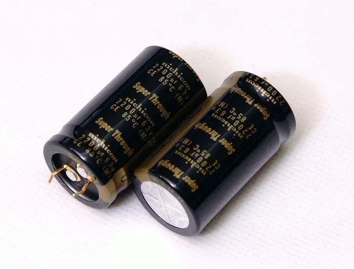 

2018 hot sale 2PCS/10PCS large sales nichicon audio electrolytic capacitors advanced KG Super Through 2200U/63V free shipping