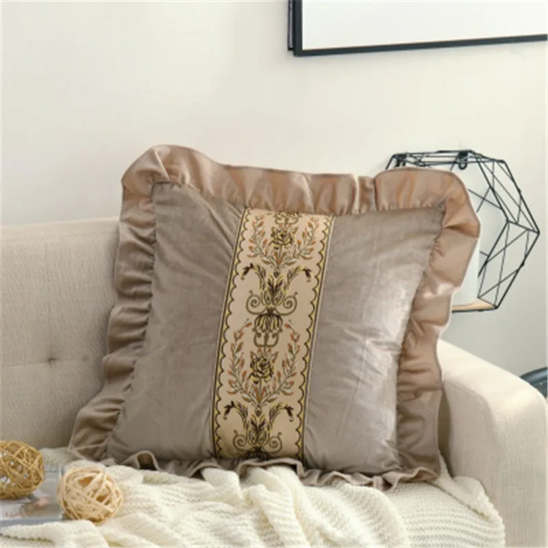 Текстильная ткань КРУ подушки декоративные слон серый диванные подушки Чехол для дивана размером 45*45 - Цвет: 1 (16)