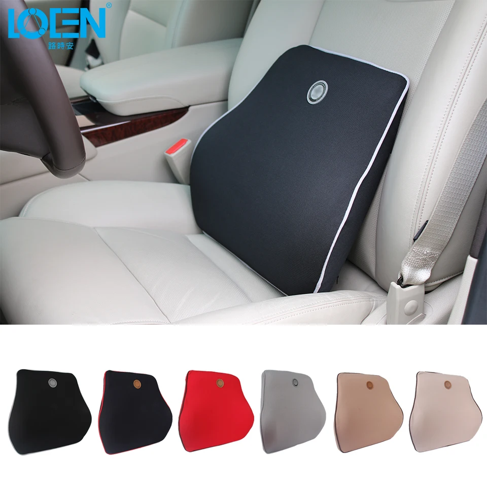 1PCS Car Seat Back Support Memory Cotton Filler Waist Rext Lumbar