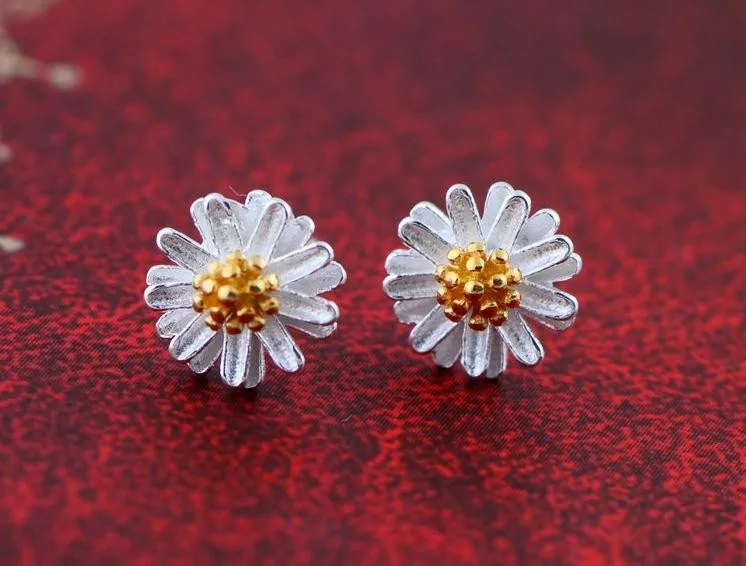 daisy fresh flower earrings (29)