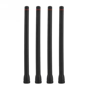 

4PCS Portable Walkie Talkie Radio Antenna VHF Rubber 16cm Handheld Two Way Radio 50 OHM 136-174mhz 1.8dBi Antenna For ICOM IC-F3